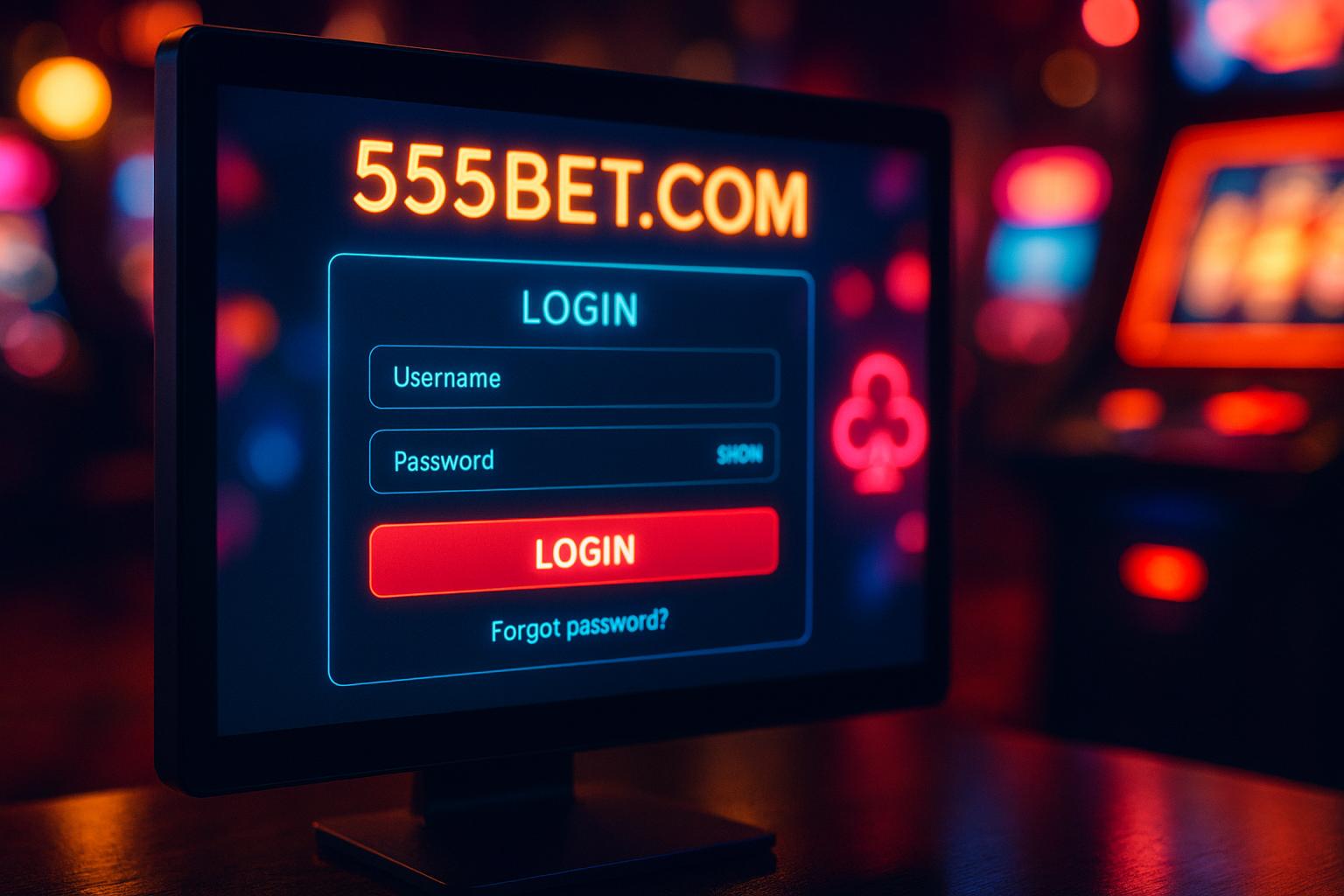 Login no Cassino 555BET.COM
